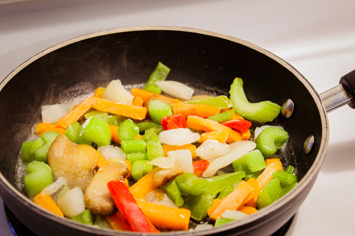 Preparación de comida saludable